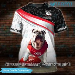 Personalized Men Georgia Bulldogs Shirt 3D Best Georgia Bulldogs Gift Best selling