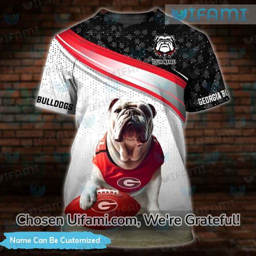 Personalized Men Georgia Bulldogs Shirt 3D Best Georgia Bulldogs Gift