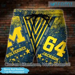 Personalized Michigan Football Shirt 3D Best Michigan Wolverines Gift Exclusive