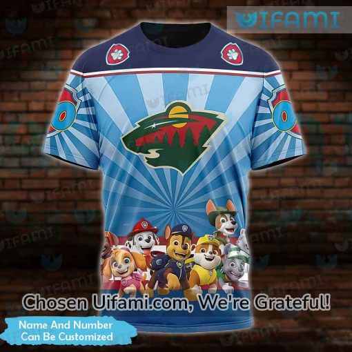 Personalized Minnesota Wild Tshirts 3D Surprising Paw Patrol Gift