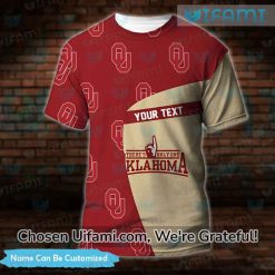 Personalized OU Clothing 3D Graceful Oklahoma Sooners Gift