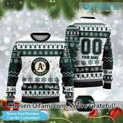 Personalized Oakland A’S Sweater Unforgettable Oakland Athletics Gift