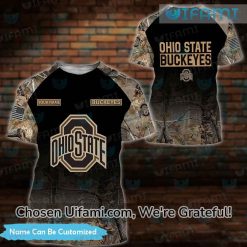 Personalized Ohio State Buckeyes T-Shirt 3D Hilarious Buckeye Gift
