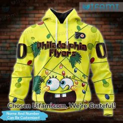 Personalized Philadelphia Flyers Mens Hoodie 3D SpongeBob Gift