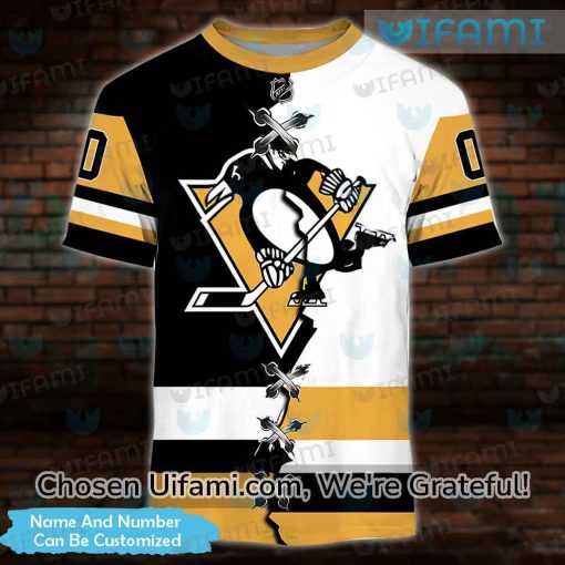 Personalized Pittsburgh Penguins Youth Shirt 3D Tempting Print Gift