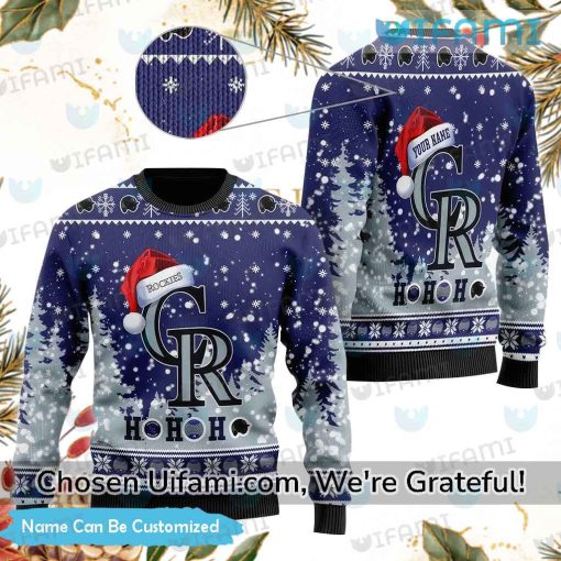 Personalized Rockies Ugly Sweater Wonderful Colorado Rockies Gifts