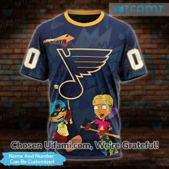 Personalized STL Blues T-Shirt 3D Otto Reggie Rocket Gift