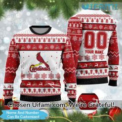 Personalized STL Cardinals Christmas Sweater St Louis Cardinals Gift For Men