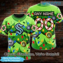 Personalized Seattle Kraken T Shirt 3D Playful Christmas Christmas Gift Best selling