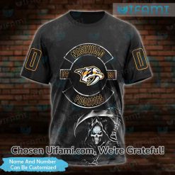 Personalized T-Shirt Nashville Predators 3D Grim Reaper Gift