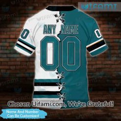 Personalized T Shirt San Jose Sharks 3D Dazzling Inspiration Gift Exclusive