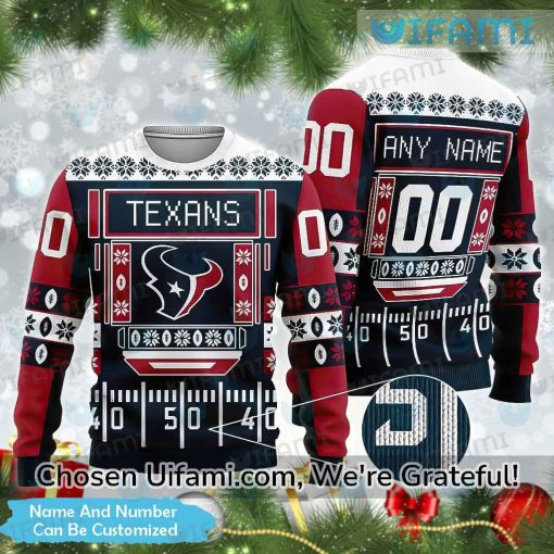 Personalized Texans Ugly Sweater Comfortable Houston Texans Gift
