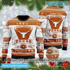 Personalized Texas Longhorns Sweater Unique Longhorn Gifts