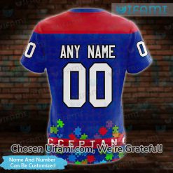Personalized Womens NY Rangers Shirt 3D Autism Gift Latest Model