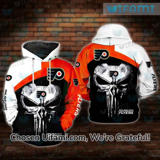 Philadelphia Flyers Zip Up Hoodie 3D Greatest Punisher Skull Gift