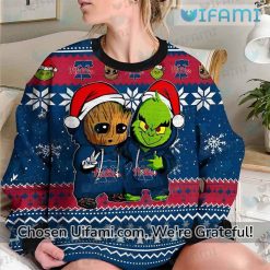 Phillies Christmas Sweater Baby Groot Grinch Unique Phillies Gifts Latest Model