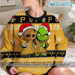 Pirates Christmas Sweater Best selling Baby Groot Grinch Pittsburgh Pirates Gift Latest Model