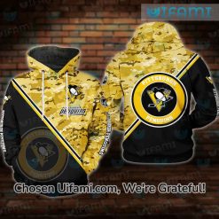 Pittsburgh Penguins Lacer Hoodie 3D Jaw-dropping Camo Gift