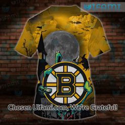 Plus Size Boston Bruins Apparel 3D Upbeat Halloween Bruins Gift Exclusive