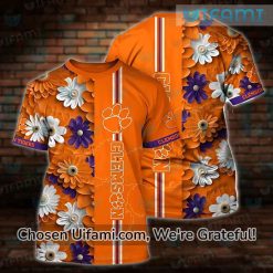 Plus Size Clemson Shirt 3D Detailed Clemson Tigers Gifts