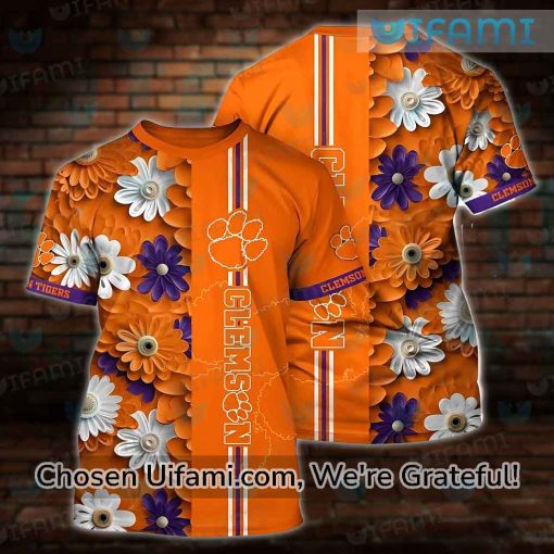 Plus Size Clemson Shirt 3D Detailed Clemson Tigers Gifts
