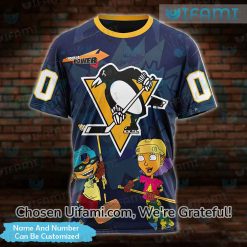Plus Size Pittsburgh Penguins Shirts 3D Custom Otto Reggie Rocket Gift