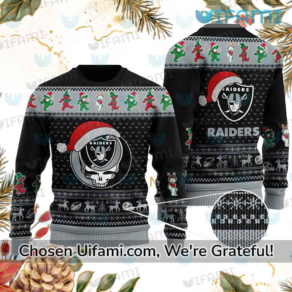 Personalized Sport Team Las Vegas Raiders Custom Raiders Ugly Christmas  Sweater - T-shirts Low Price