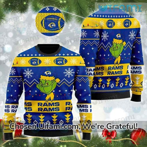 Rams Christmas Jersey Affordable Grinch Los Angeles Rams Gift