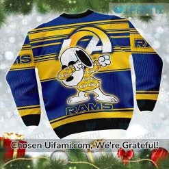 Rams Sweater Women Exciting Snoopy LA Rams Gift Ideas Latest Model