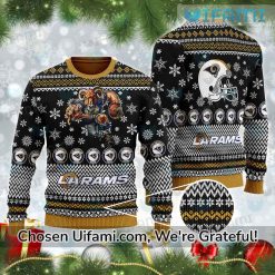 Rams Ugly Christmas Sweater Mascot Los Angeles Rams Gift