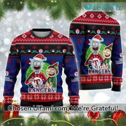 Rangers Sweater Superb Rick and Morty Texas Rangers Gift