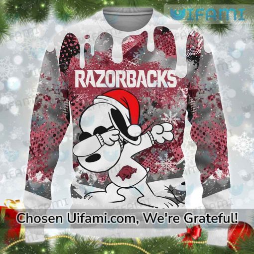 Razorback Sweater Brilliant Snoopy Arkansas Razorback Gifts For Him