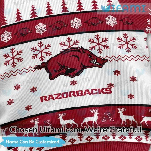 Razorbacks Ugly Sweater Custom Superb Arkansas Razorbacks Gift