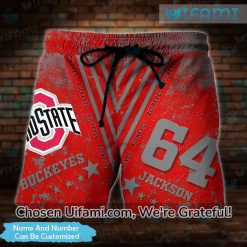 Red Ohio State Shirt 3D Valuable Personalized Ohio State Gifts Exclusive