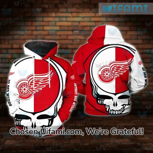 Red Wings Jersey Hoodie 3D Mesmerizing Grateful Dead Gift