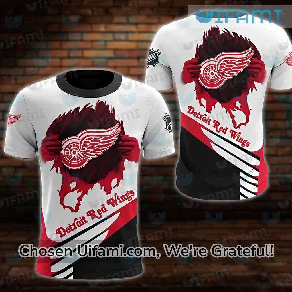 Custom Red Wings Shirt Mens 3D Grim Reaper Detroit Red Wings Gift -  Personalized Gifts: Family, Sports, Occasions, Trending