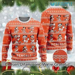 Retro Bengals Sweater Rare Mickey Cincinnati Bengals Gift