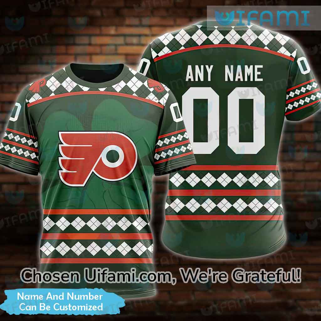 Retro Flyers Shirt 3D Customized St Patricks Day Philadelphia Flyers Gift -  Personalized Gifts: Family, Sports, Occasions, Trending
