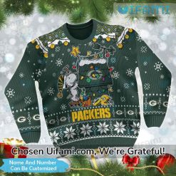 Retro Packers Sweater Personalized Snoopy Best Gifts For Packers Fans