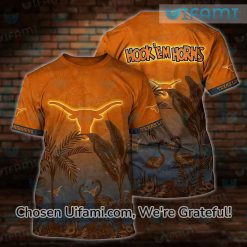 Retro Texas Longhorn Shirts 3D Unique Longhorn Gifts