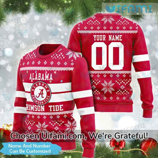 Roll Tide Christmas Sweater Creative Custom Alabama Crimson Tide Gift