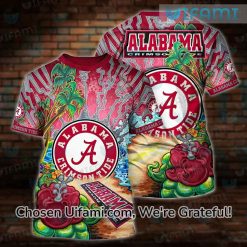Roll Tide T-Shirt 3D Fun-loving Alabama Crimson Tide Gift Ideas