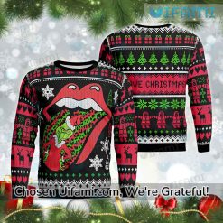 Rolling Stones Christmas Sweater Unexpected Grinch Rolling Stones Gifts For Him