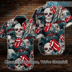 Rolling Stones Hawaiian Shirt Spirited Skull Gift