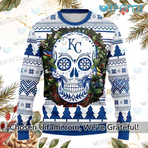 Royals Christmas Sweater Gorgeous Sugar Skull KC Royals Gift