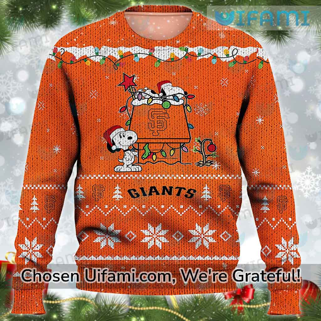 SF Giants Hawaiian Shirt Snoopy Dabbing Snowflake San Francisco Giants Gift  - Personalized Gifts: Family, Sports, Occasions, Trending