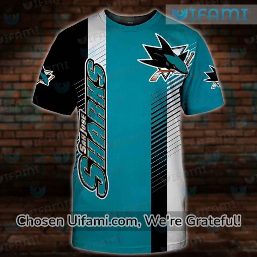 SJ Sharks Shirt 3D Captivating San Jose Sharks Gift