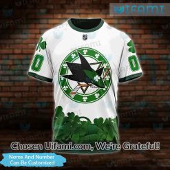 SJ Sharks T-Shirt 3D Personalized St Patricks Day Gift
