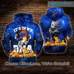 ST Louis Blues Hoodie 3D Most Important Baby Groot Gift