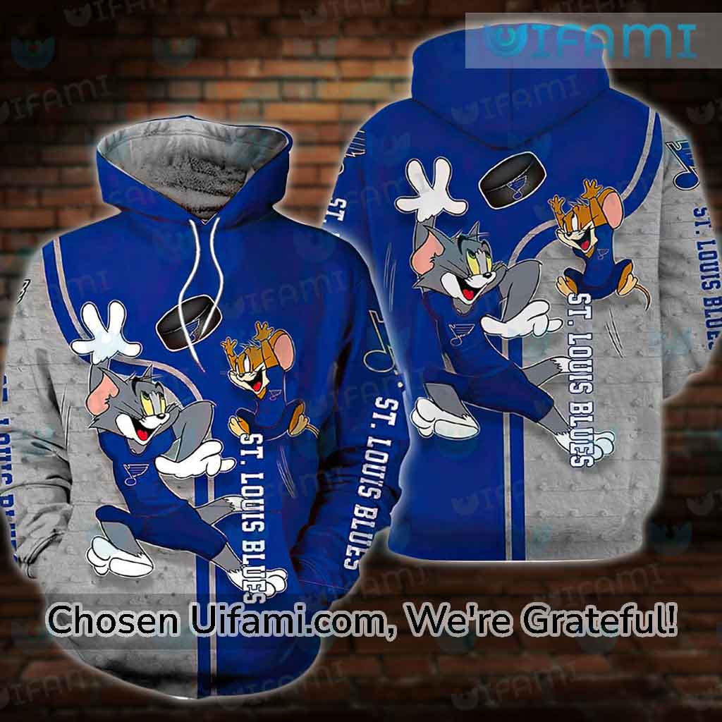 ST Louis Blues Hoodie Youth 3D Unique Tom And Jerry Gift - Personalized  Gifts: Family, Sports, Occasions, Trending